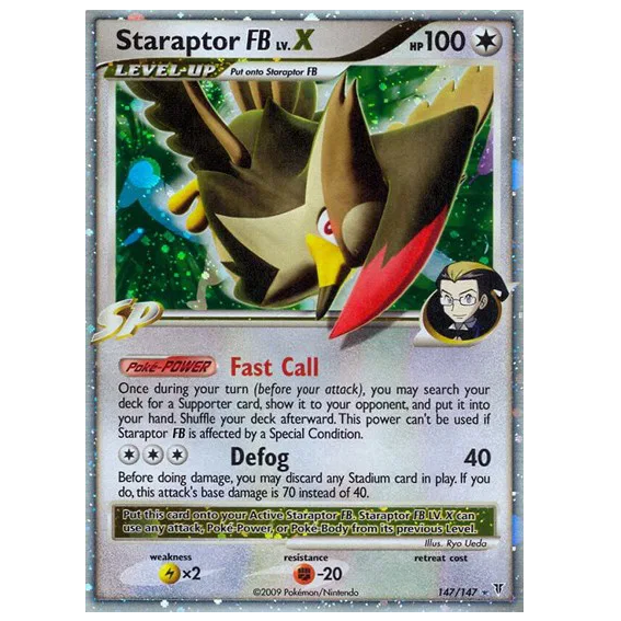 Pokemon TCG Staraptor FB LV.X Supreme Victors 147/147