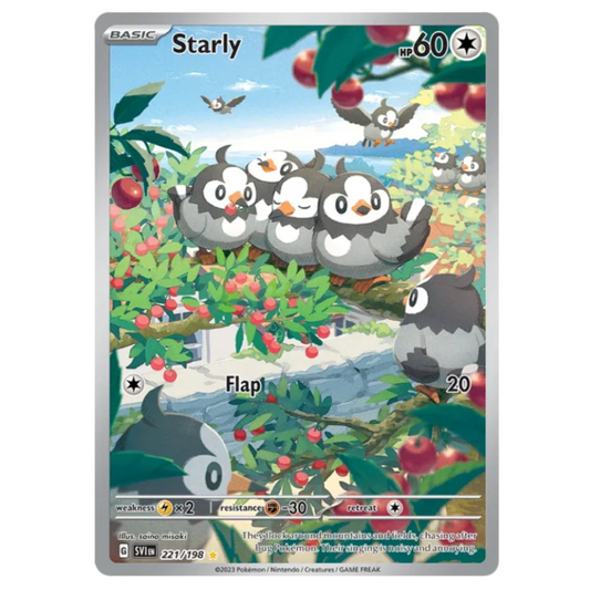 Pokemon TCG Starly Scarlet & Violet 221/198