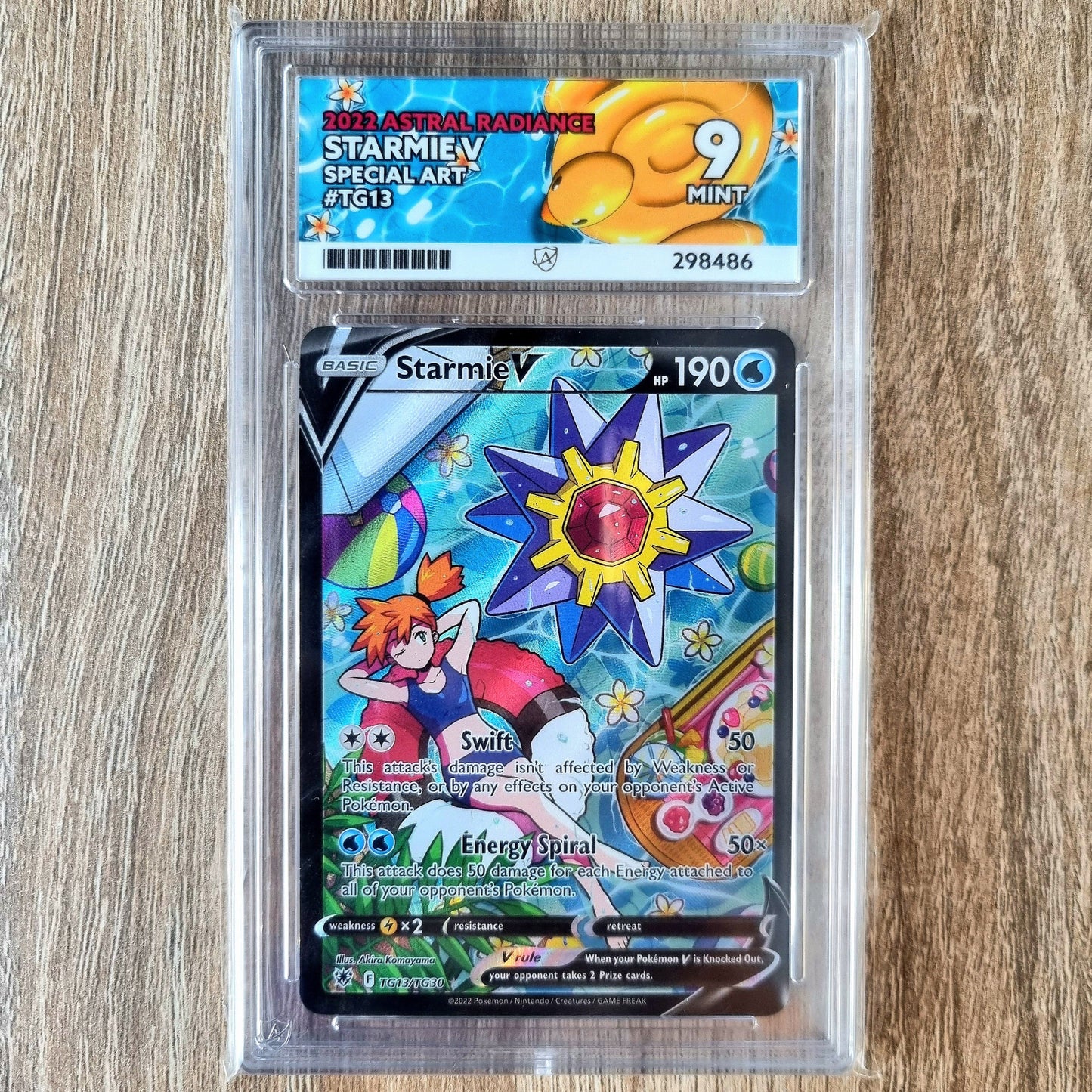 Pokemon TCG Starmie V Astral Radiance TG13/TG30 (Ace 9)