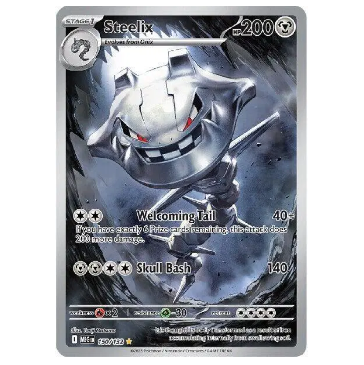 Pokemon TCG Steelix Mega Evolution 150/132