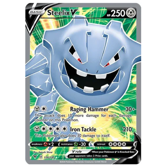 Pokemon TCG Steelix V Vivid Voltage 176/185