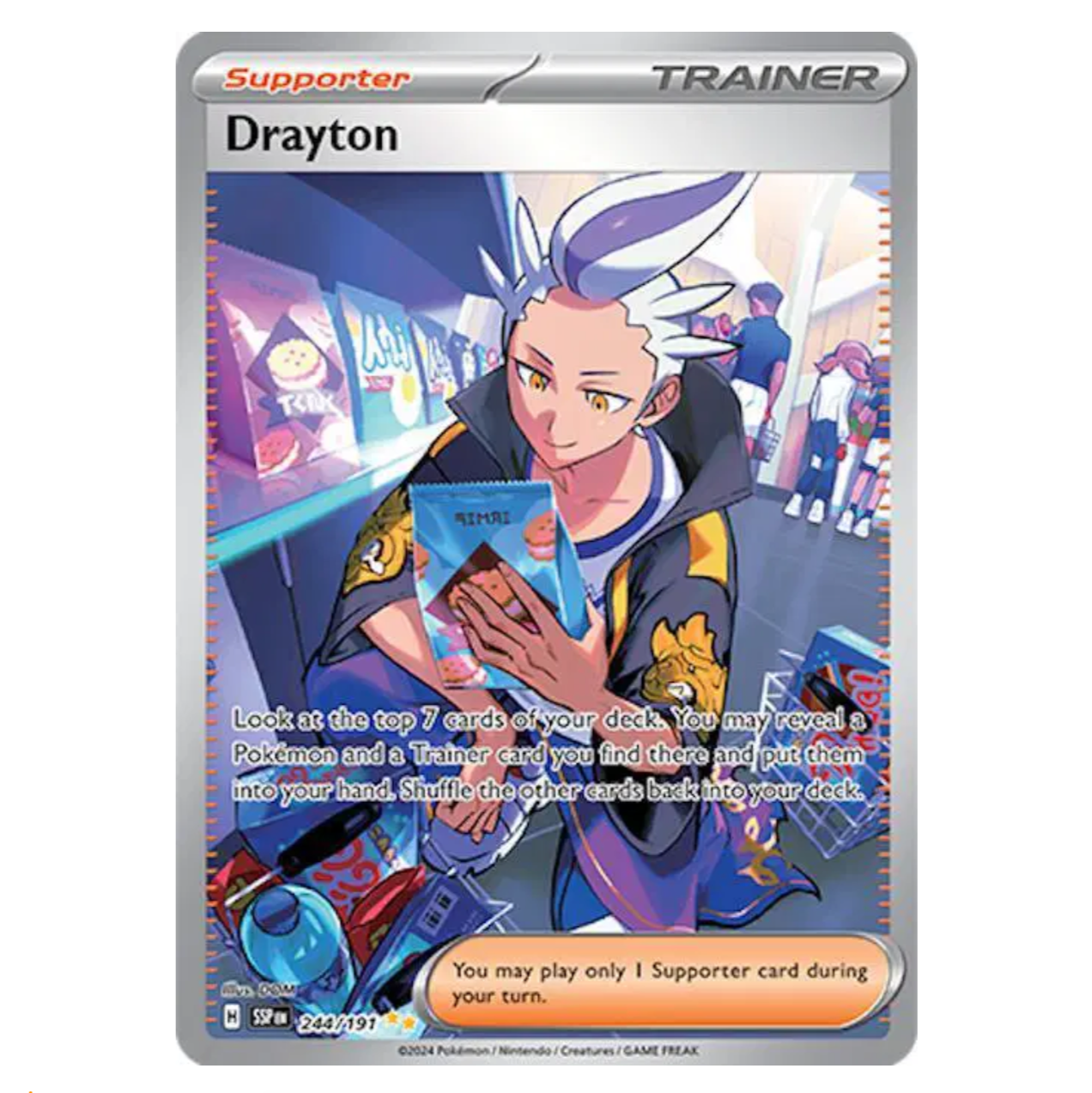 Pokemon TCG Surging Sparks Drayton 244/191