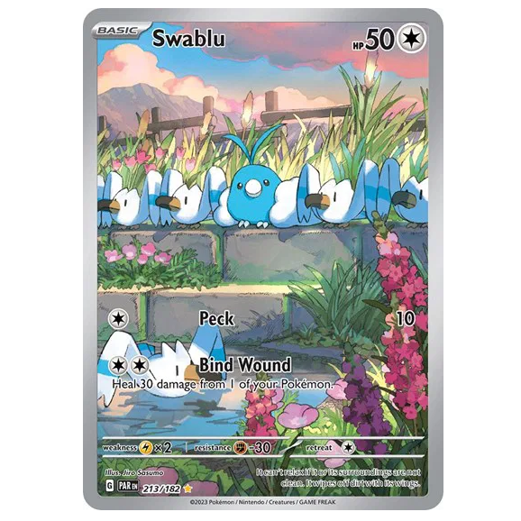 Pokemon TCG Swablu Paradox Rift 213/182