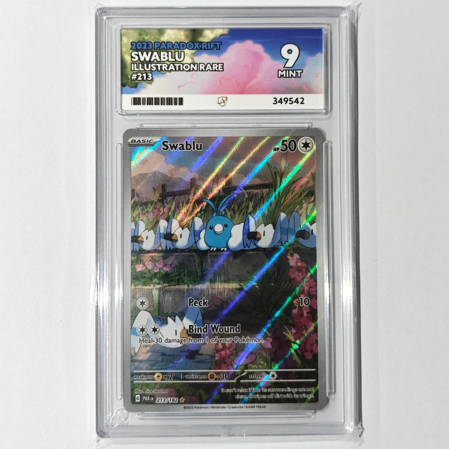 Pokemon TCG Swablu Paradox Rift 213/182 ACE 9