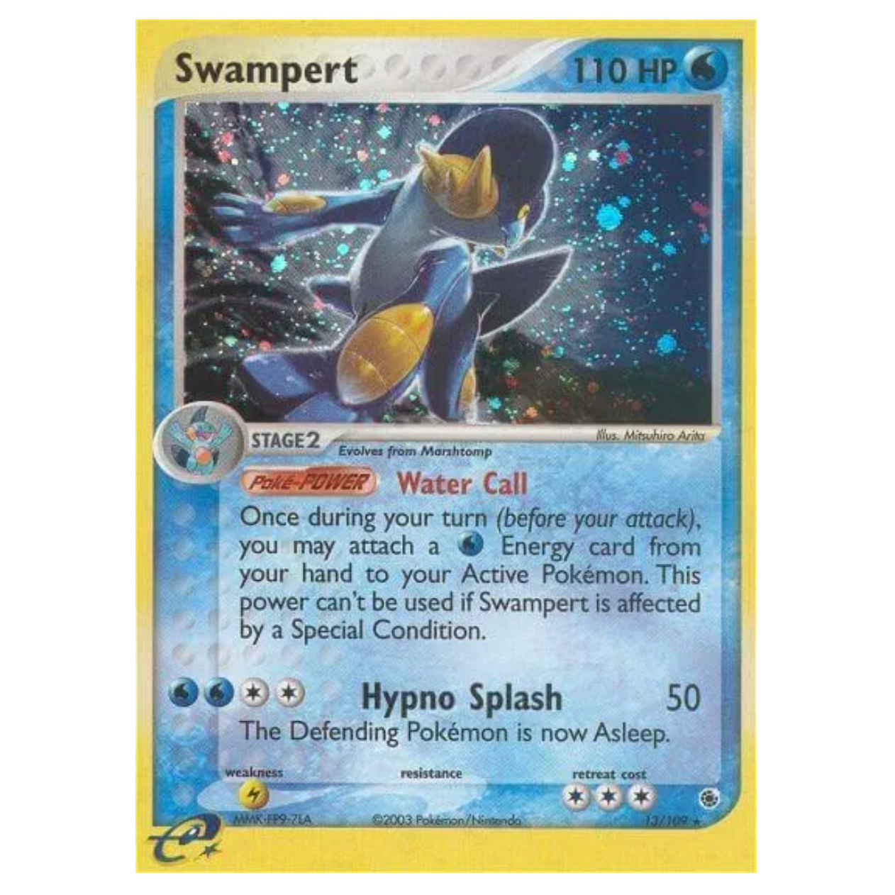 Pokemon TCG Swampert *Holo* EX Ruby & Sapphire 13/109