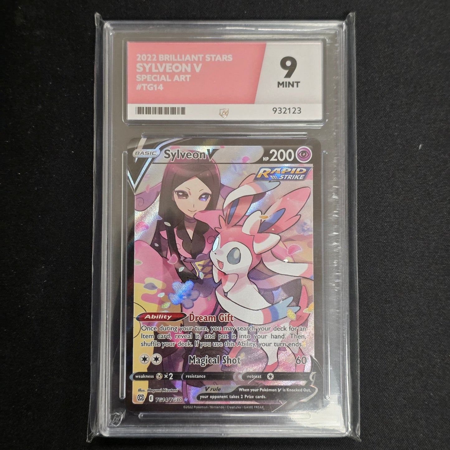 Pokemon TCG Sylveon V Brilliant Stars TG14/TG30 (Ace 9)