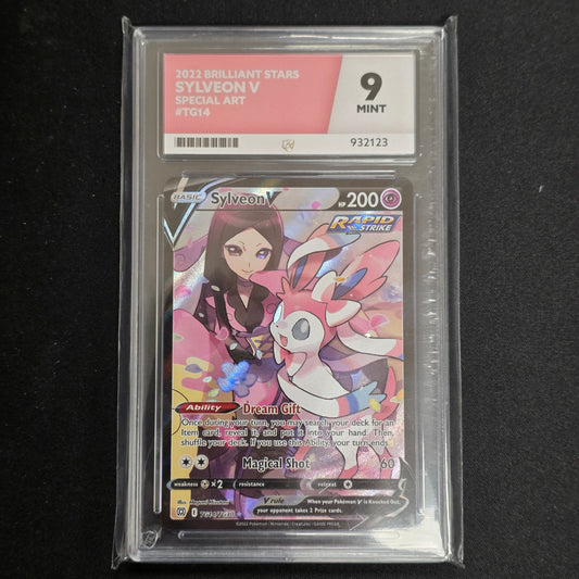 Pokemon TCG Sylveon V Brilliant Stars TG14/TG30 (Ace 9)