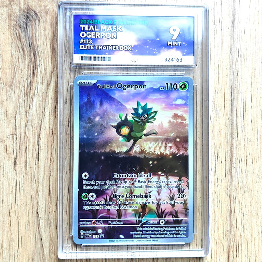 Pokemon TCG Teal Mask Ogerpon Promo 123 (Ace Grading 9)