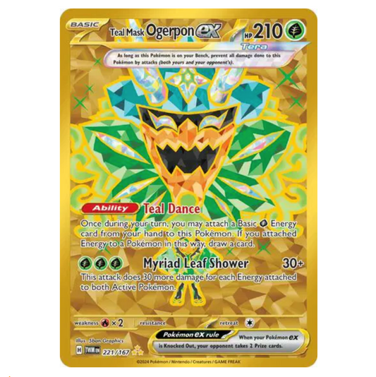 Pokemon TCG Teal Mask Ogerpon Twilight Masquerade 221/167