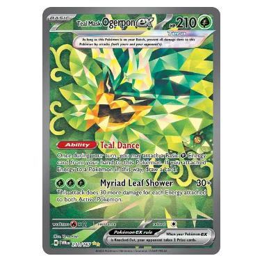 Pokemon TCG Teal Mask Ogerpon ex Twilight Masquerade 211/167