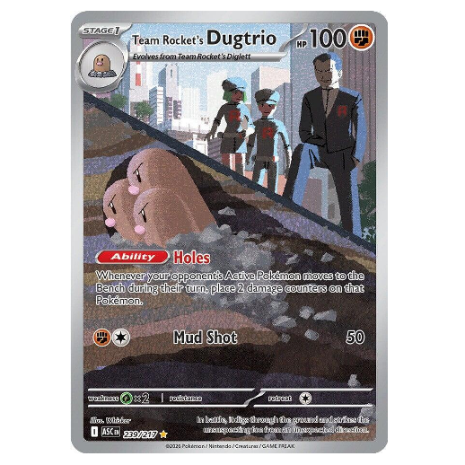 Pokemon TCG Team Rocket's Dugtrio Ascended Heroes 239/217