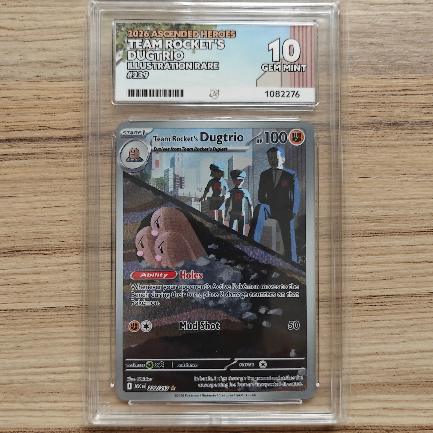 Pokemon TCG Team Rocket's Dugtrio Ascended Heroes 239/217 (ACE 10)