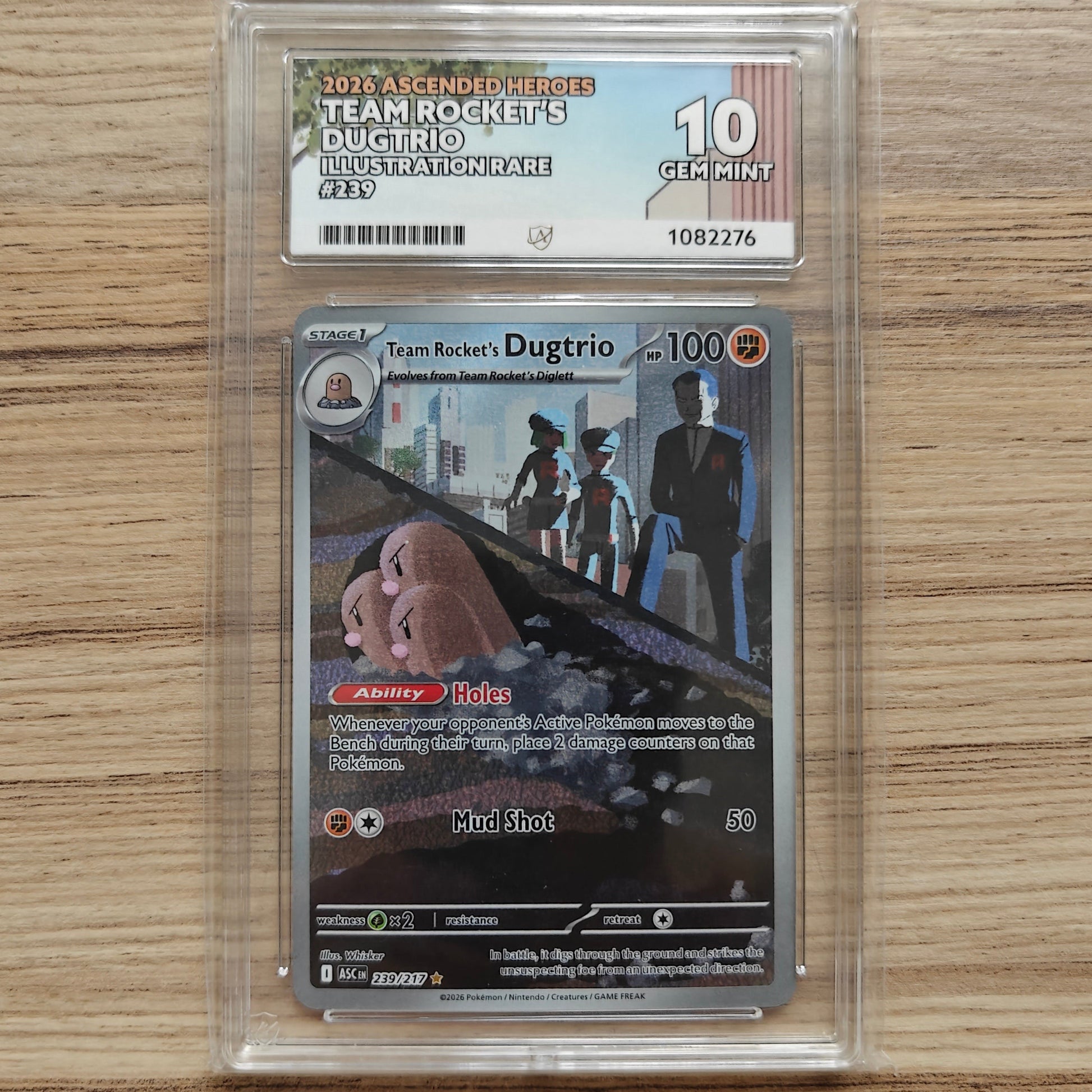 Pokemon TCG Team Rocket's Dugtrio Ascended Heroes 239/217 (ACE 10)