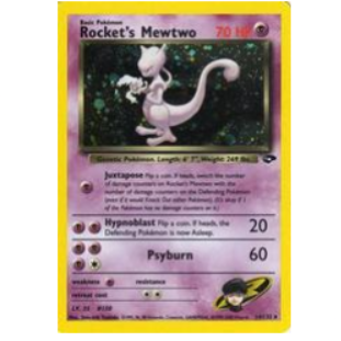 Pokemon TCG Team Rocket's Mewtwo Gym Challenge 14/132