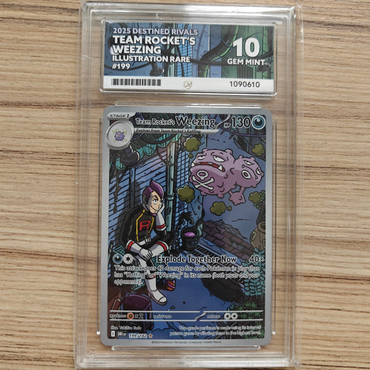 Pokemon TCG Team Rocket's Weezing Destined Rivals 199/182 (ACE 10)