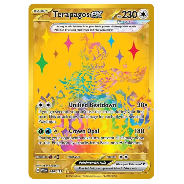 Pokemon TCG Terapagos ex Prismatic Evolutions 180/131