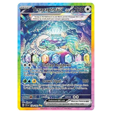 Pokemon TCG Terapagos ex Stelllar Crown 170/142
