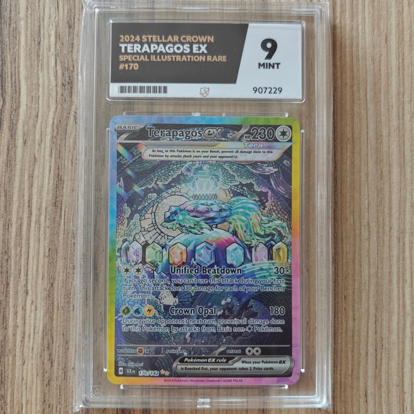 Pokemon TCG Terapagos ex Stelllar Crown 170/142 (ACE 9)