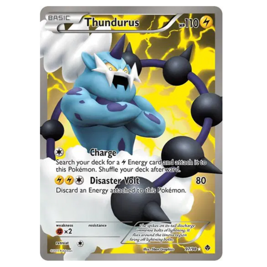Pokemon TCG Thundurus Emerging Powers 97/98