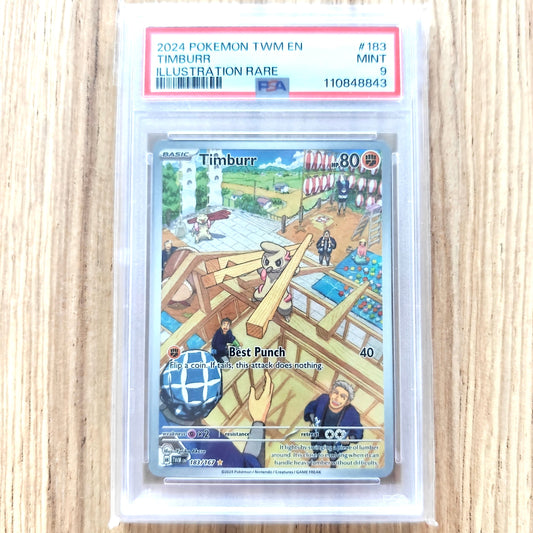 Pokemon TCG Timburr Twilight Masquerade 183/167 (PSA 9)