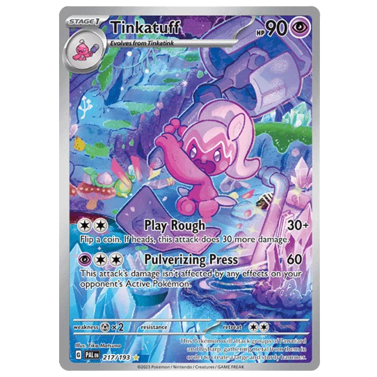 Pokemon TCG Tinkatuff Paldea Evolved 217/193