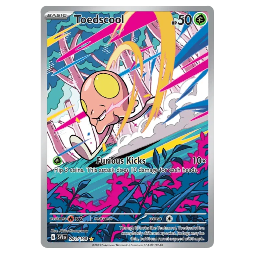 Pokemon TCG Toedscool Scarlet & Violet 201/198