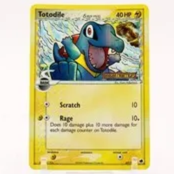 Pokemon TCG Totodile *Holo Stamped* Dragon Frontiers 67/101