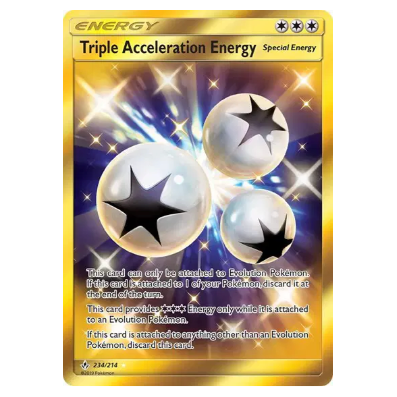 Pokemon TCG Triple Acceleration Energy Unbroken Bonds 234/214