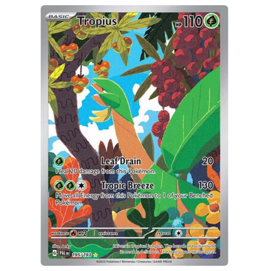 Pokemon TCG Tropius Paldea Evolved 195/193