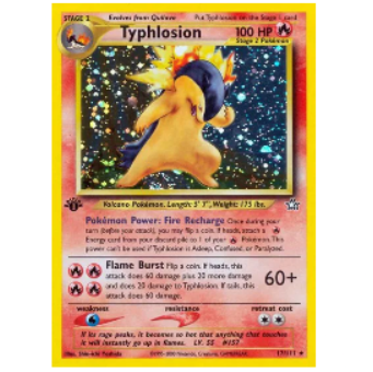 Pokemon TCG Typhlosion *Holo* Neo Genesis 17/111