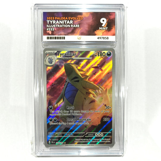 Pokemon TCG Tyranitar Paldea Evolved 222/193 (Ace 9)