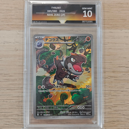 Pokemon TCG Tyrunt Nihil Zero 089/080 (Get Graded 10 Japanese)