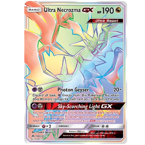 Pokemon TCG Ultra Necrozma GX Forbidden Light 140/131
