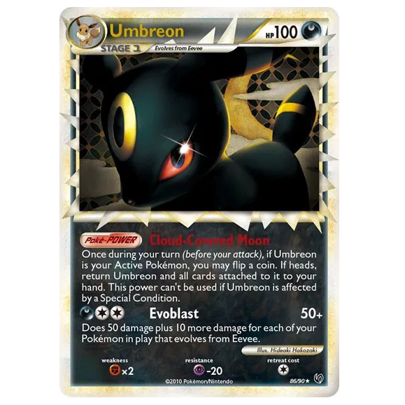 Pokemon TCG Umbreon *Prime* Undaunted 86/90