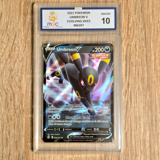 Pokemon TCG Umbreon V Evolving Skies 094/203 (MGC 10)