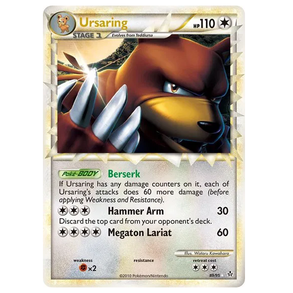 Pokemon TCG Ursaring Unleashed 89/95