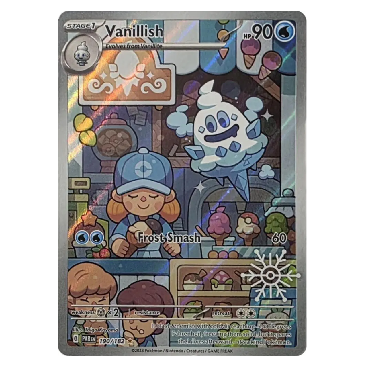 Pokemon TCG Vanillish Paradox Rift 190/182 