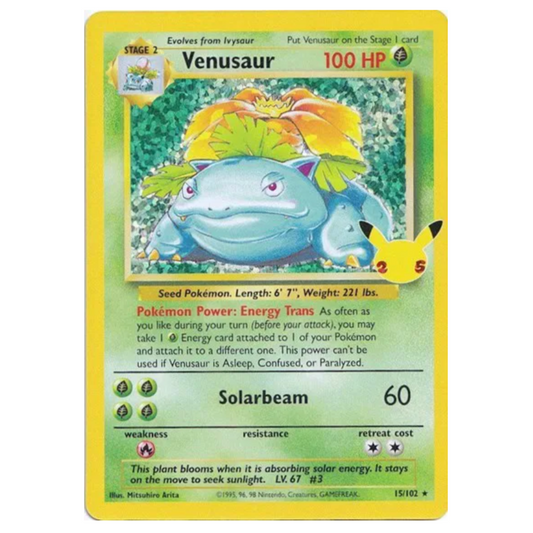 Pokemon TCG Venusaur Celebrations 15/102