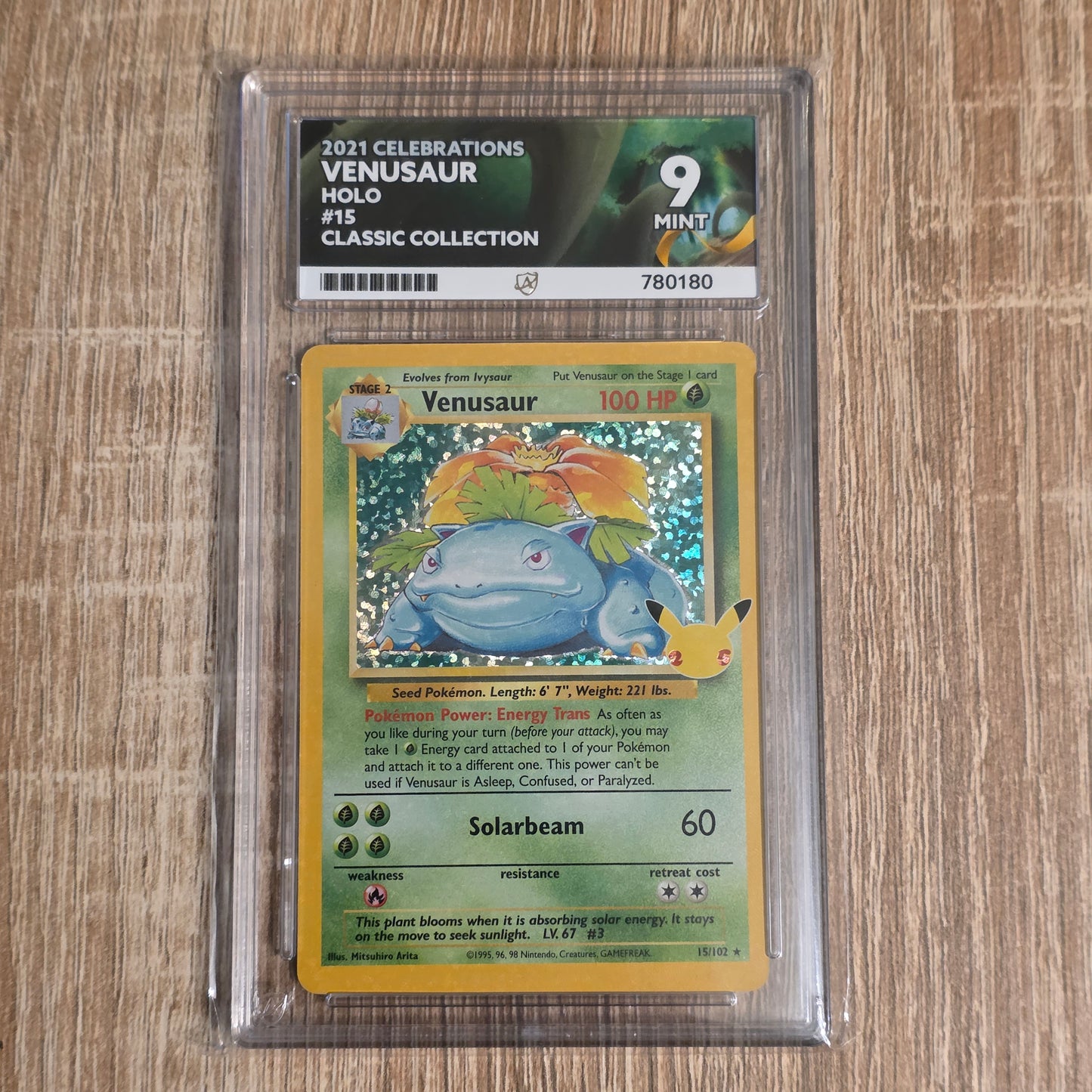 Pokemon TCG Venusaur Celebrations 15/102 (Ace 9)