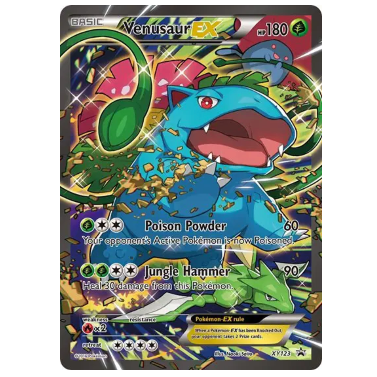 Pokemon TCG Venusaur EX Promo XY123