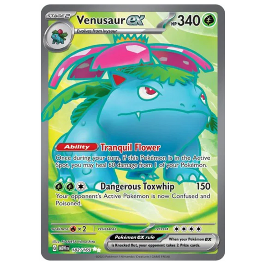 Pokemon TCG Venusaur ex 151 182/165