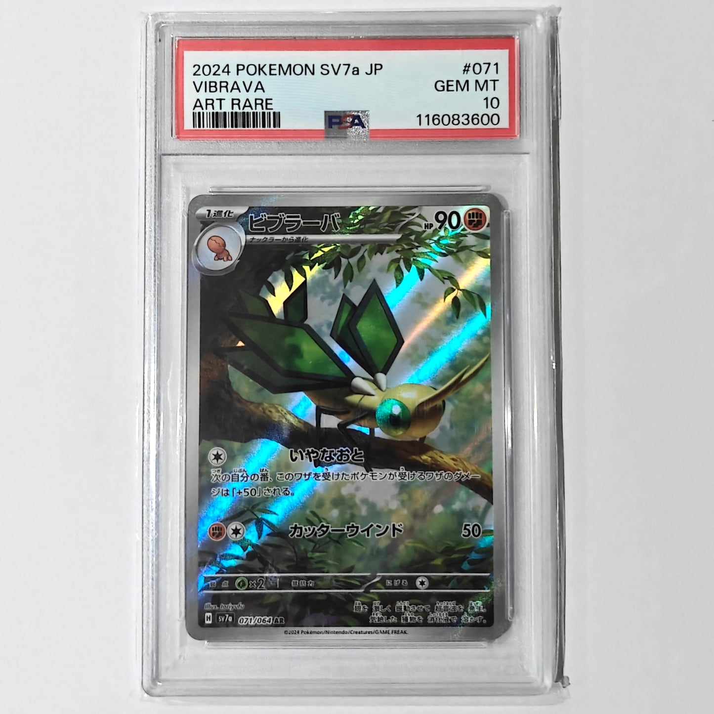 Pokemon TCG Vibrava Paradise Dragona 071/064 PSA 10 (Japanese)