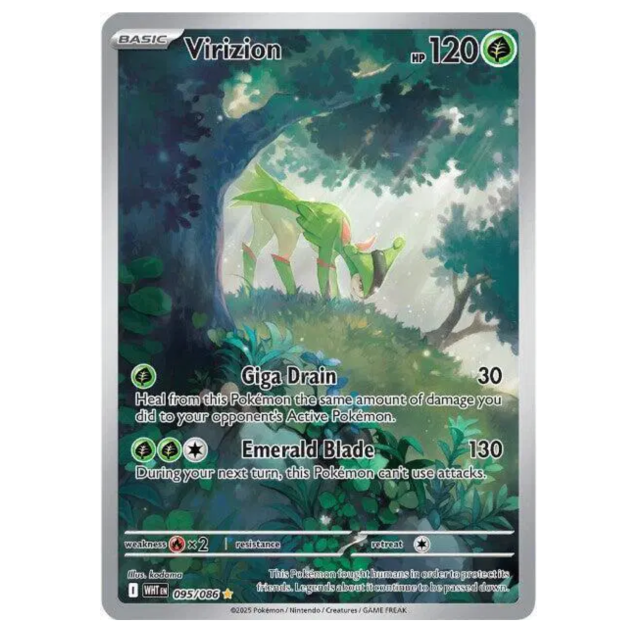 Pokemon TCG Virizion White Flare 095/086