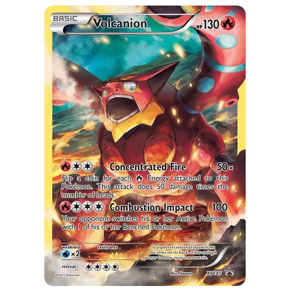 Pokemon TCG Volcanion Promo XY185
