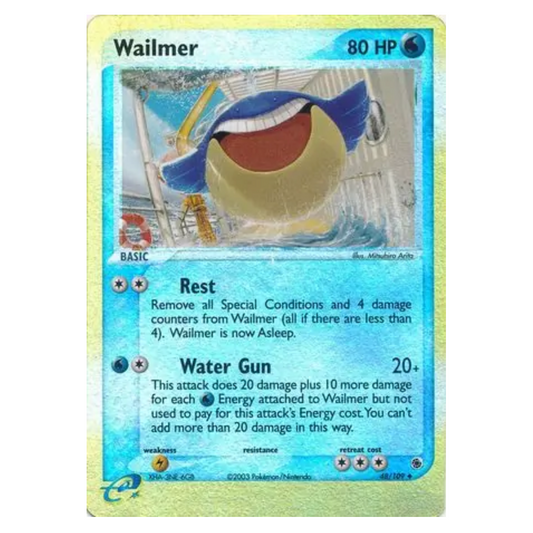 Pokemon TCG Wailmer *Reverse Holo* EX Ruby & Sapphire 48/109