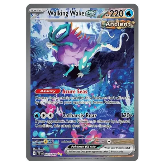 Pokemon TCG Walking Wake ex Temporal Forces 205/162