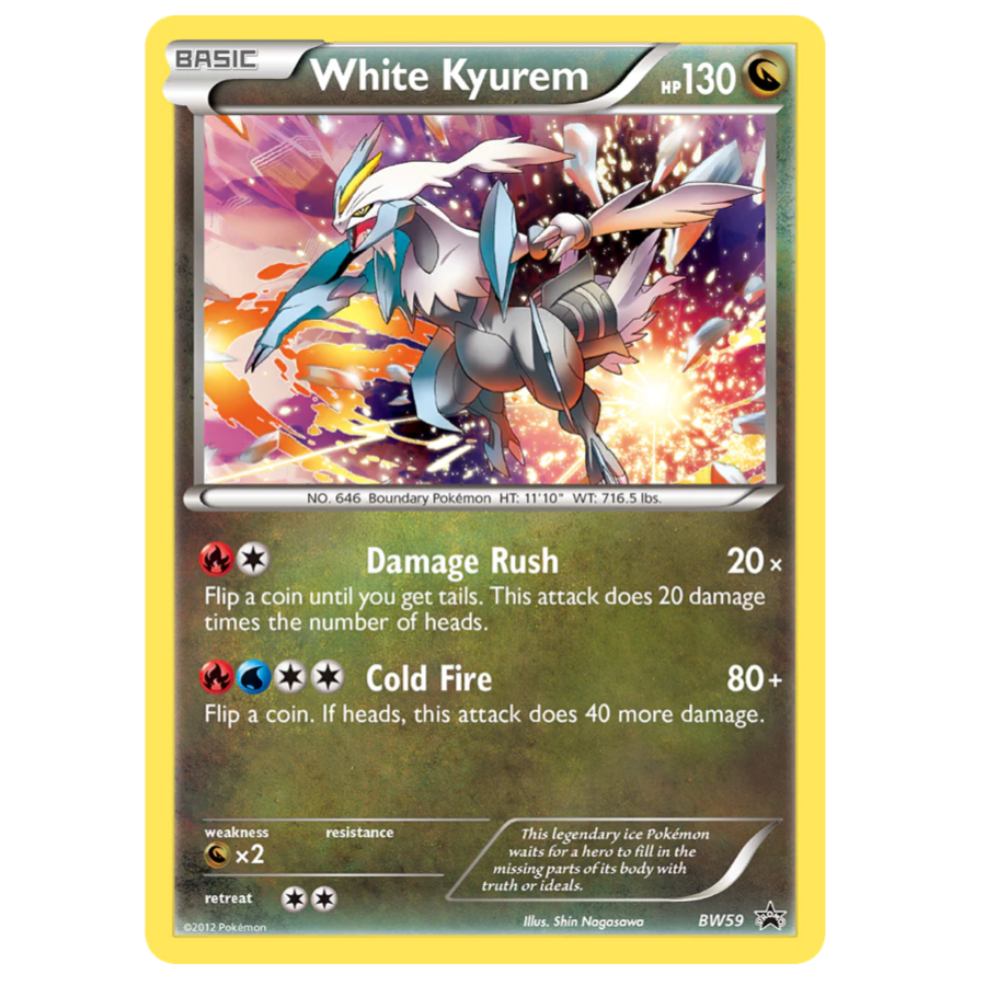 Pokemon TCG White Kyurem Black & White Promo BW59