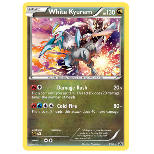 Pokemon TCG White Kyurem Black & White Promo BW59