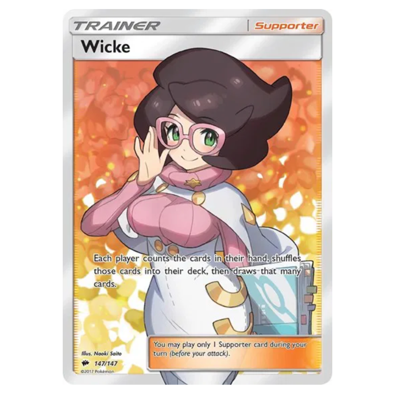 Pokemon TCG Wicke Burning Shadows 147/147