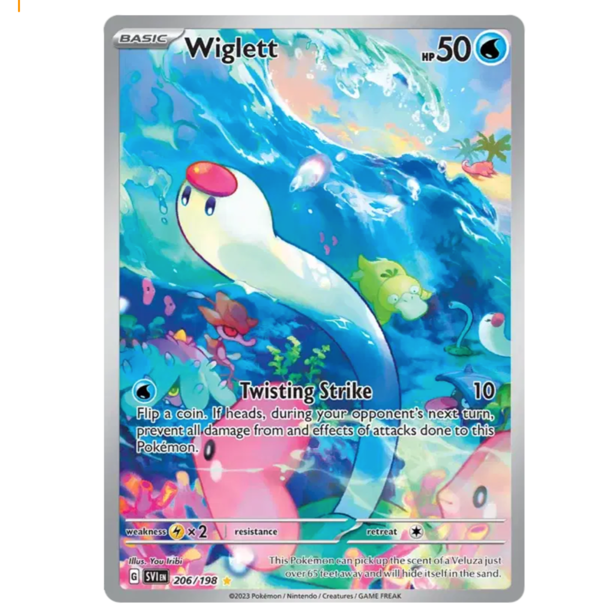 Pokemon TCG Wiglett Base Set 206/198 